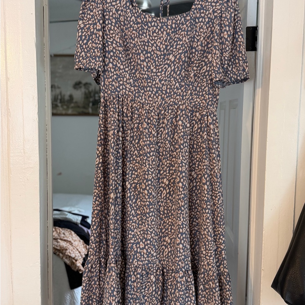 Stylish Leopard Print Dress